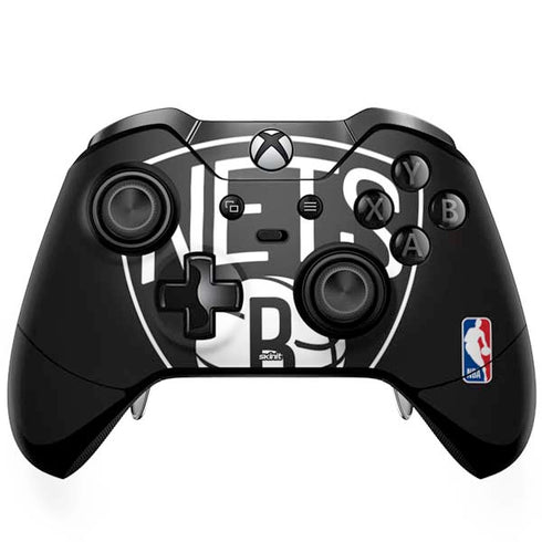 NBA Brooklyn Nets Large Logo Xbox One Elite Controller Skin