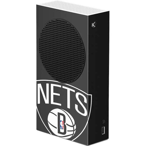 NBA Brooklyn Nets Large Logo Xbox Series S Console Skin