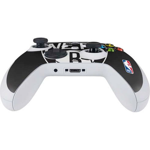 NBA Brooklyn Nets Large Logo Xbox Series S Controller Skin