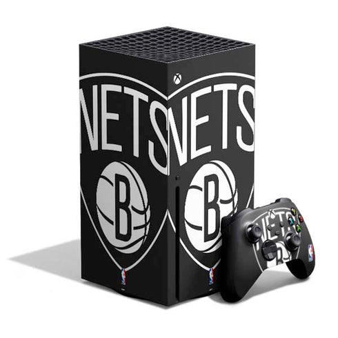 NBA Brooklyn Nets Large Logo Xbox Series X Bundle Skin