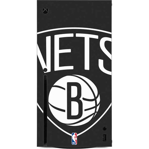 NBA Brooklyn Nets Large Logo Xbox Series X Console Skin