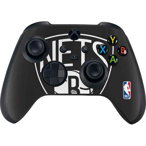 NBA Brooklyn Nets Large Logo Xbox Series X Controller Skin