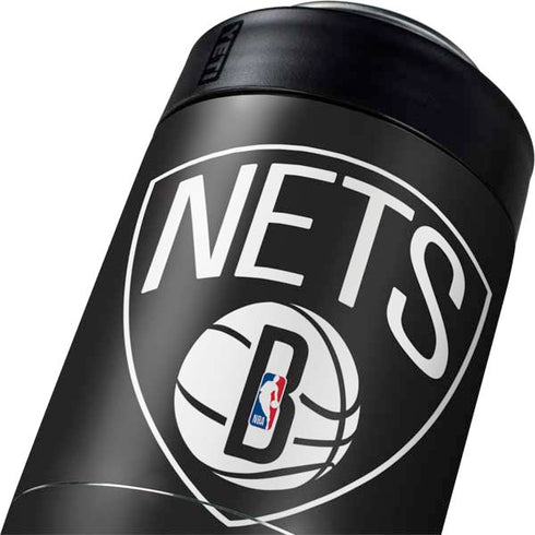 NBA Brooklyn Nets Large Logo Yeti Colster Can Insulator Skin