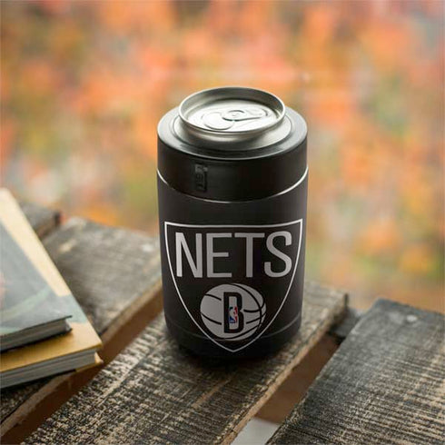 NBA Brooklyn Nets Large Logo Yeti Colster Can Insulator Skin