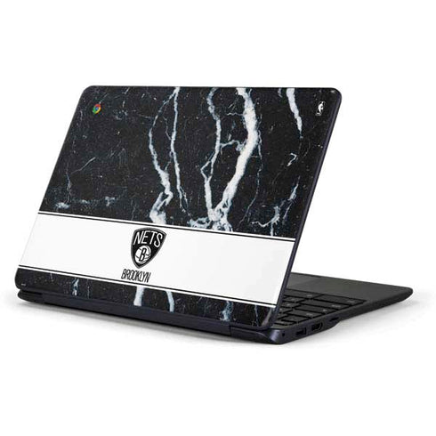 NBA Brooklyn Nets Marble Samsung Chromebook Skin