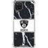 NBA Brooklyn Nets Marble Galaxy A12 Clear Case