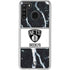 NBA Brooklyn Nets Marble Galaxy A21 Clear Case