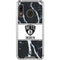 NBA Brooklyn Nets Marble Galaxy A30 Clear Case