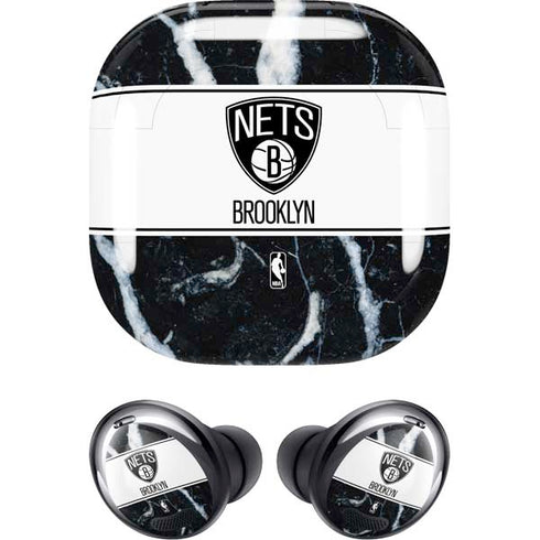 NBA Brooklyn Nets Marble Galaxy Buds Pro Skin