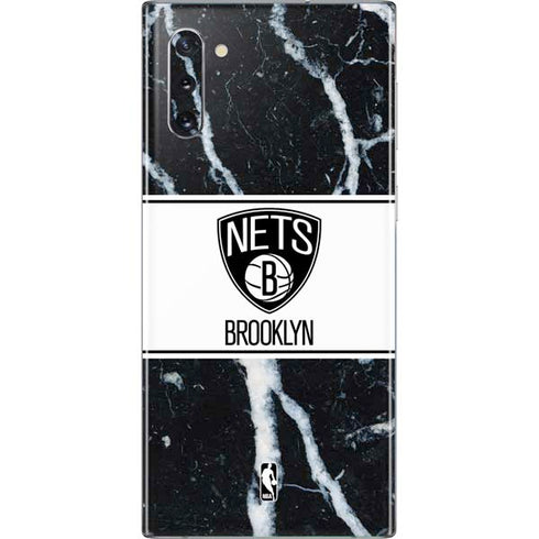 NBA Brooklyn Nets Marble Galaxy Note 10 Skin