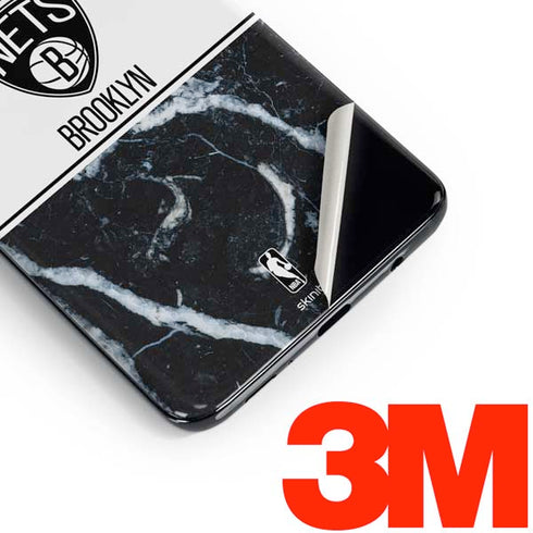 NBA Brooklyn Nets Marble Galaxy S10 Skin