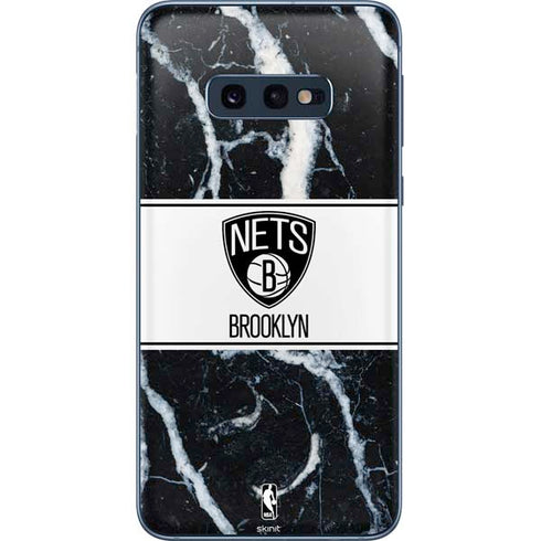 NBA Brooklyn Nets Marble Galaxy S10e Skin