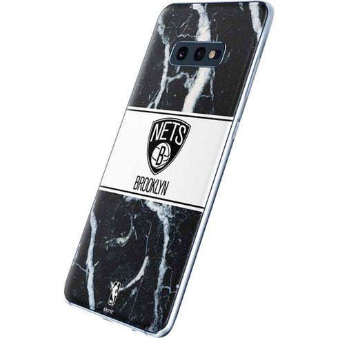 NBA Brooklyn Nets Marble Galaxy S10e Skin