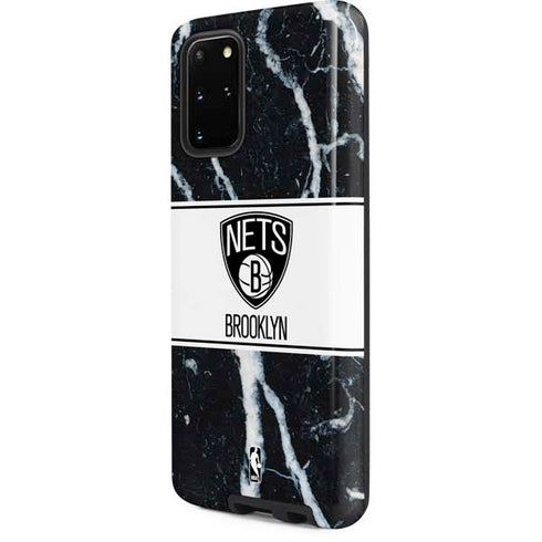 NBA Brooklyn Nets Marble Galaxy S20 Plus Pro Case