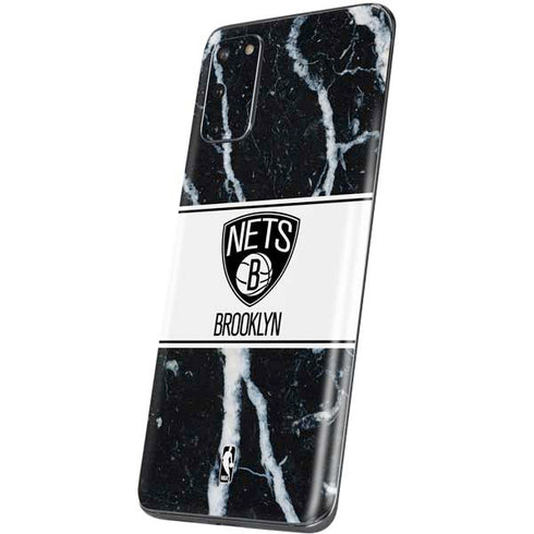 NBA Brooklyn Nets Marble Galaxy S20 Plus Skin