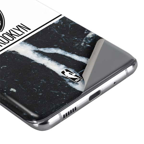 NBA Brooklyn Nets Marble Galaxy S20 Plus Skin