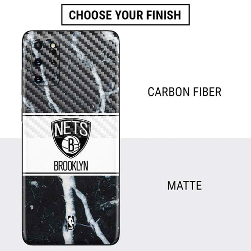 NBA Brooklyn Nets Marble Galaxy S20 Plus Skin