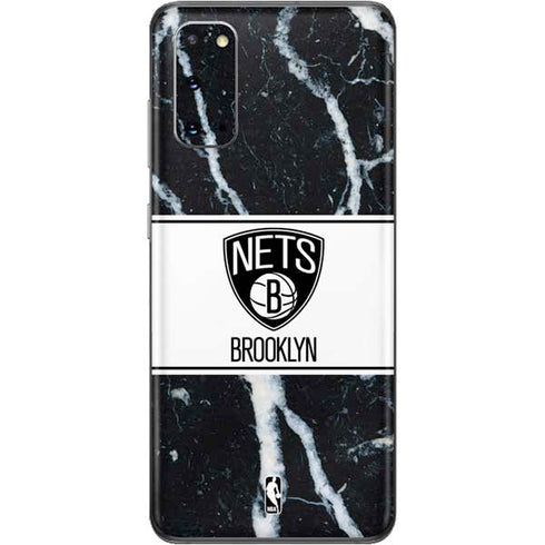 NBA Brooklyn Nets Marble Galaxy S20 Skin
