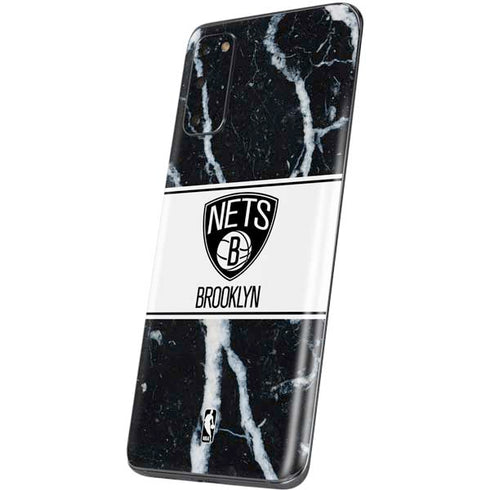 NBA Brooklyn Nets Marble Galaxy S20 Skin