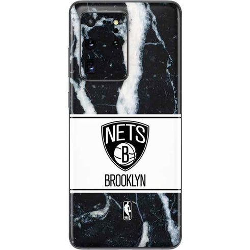 NBA Brooklyn Nets Marble Galaxy S20 Ultra 5G Skin