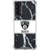 NBA Brooklyn Nets Marble Galaxy S21 5G Clear Case