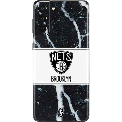 NBA Brooklyn Nets Marble Galaxy S21 Plus 5G Skin