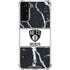 NBA Brooklyn Nets Marble Galaxy S22 Plus Clear Case