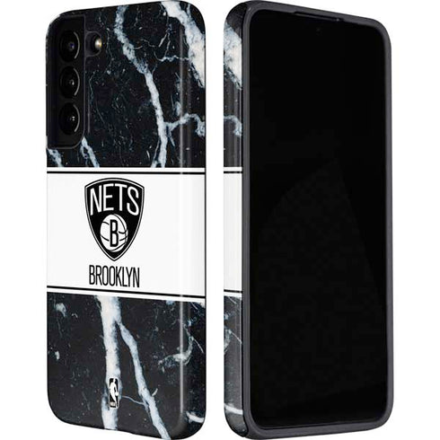 NBA Brooklyn Nets Marble Galaxy S22 Pro Case