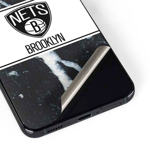 NBA Brooklyn Nets Marble Galaxy S22 Skin