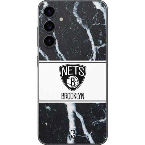 NBA Brooklyn Nets Marble Galaxy S23 FE Skin
