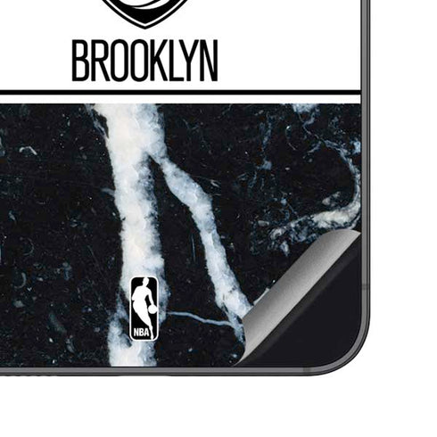 NBA Brooklyn Nets Marble Galaxy S23 FE Skin