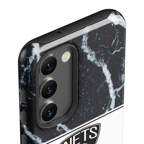 NBA Brooklyn Nets Marble Galaxy S23 Pro Case