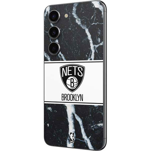 NBA Brooklyn Nets Marble Galaxy S23 Skin