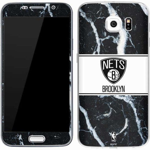 NBA Brooklyn Nets Marble Galaxy S7 Skin