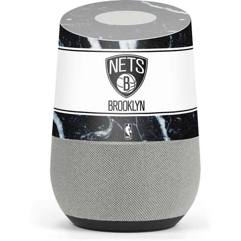 NBA Brooklyn Nets Marble Google Home Skin