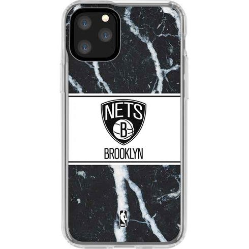 NBA Brooklyn Nets Marble iPhone 11 Pro Clear Case