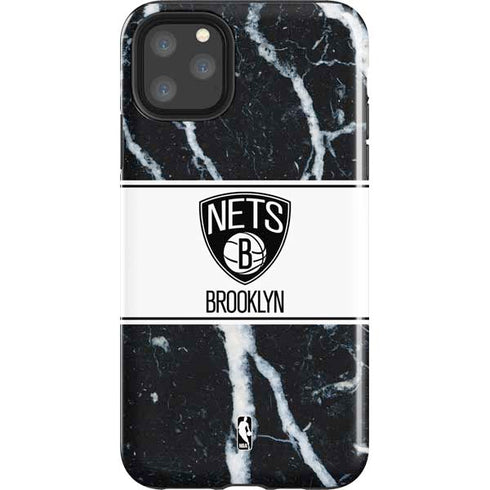 NBA Brooklyn Nets Marble iPhone 11 Pro Max Impact Case