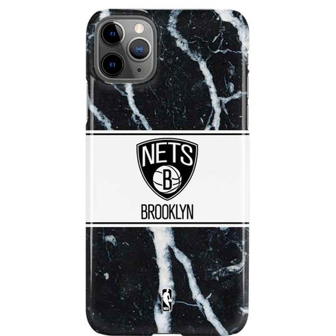 NBA Brooklyn Nets Marble iPhone 11 Pro Max Lite Case