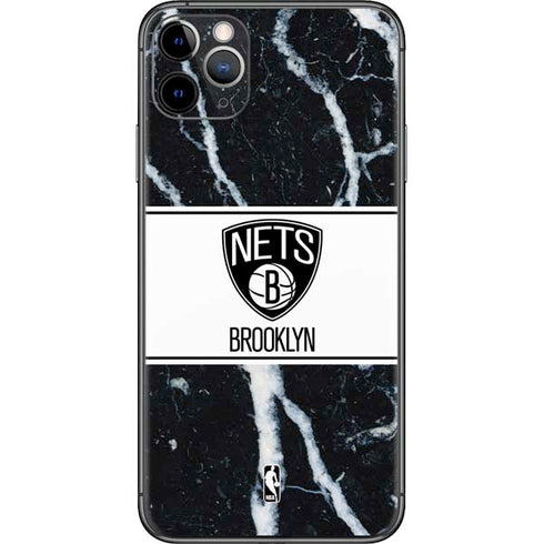 NBA Brooklyn Nets Marble iPhone 11 Pro Max Skin