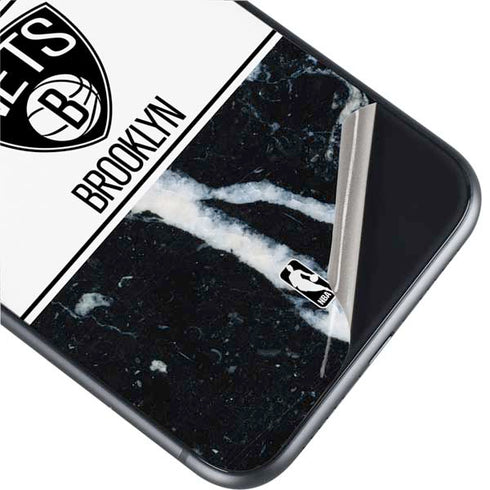 NBA Brooklyn Nets Marble iPhone 11 Skin