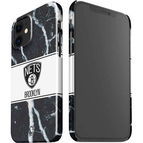 NBA Brooklyn Nets Marble iPhone 12 Mini Lite Case