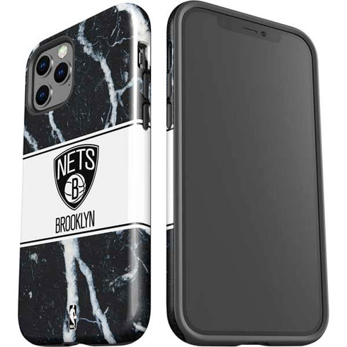 NBA Brooklyn Nets Marble iPhone 12 Pro Impact Case