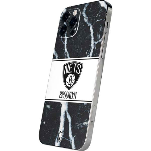NBA Brooklyn Nets Marble iPhone 12 Pro Max Skin