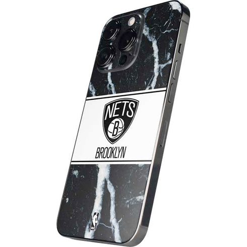 NBA Brooklyn Nets Marble iPhone 13 Pro Max Skin