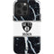 NBA Brooklyn Nets Marble iPhone 14 Pro Impact Case