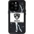 NBA Brooklyn Nets Marble iPhone 14 Pro Waterproof Case