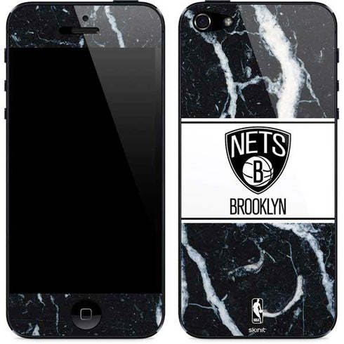 NBA Brooklyn Nets Marble iPhone 5/5s/5SE Skin