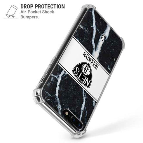 NBA Brooklyn Nets Marble iPhone 7/8 Plus Clear Case