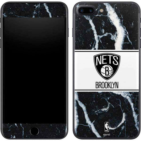 NBA Brooklyn Nets Marble iPhone 8 Plus Skin