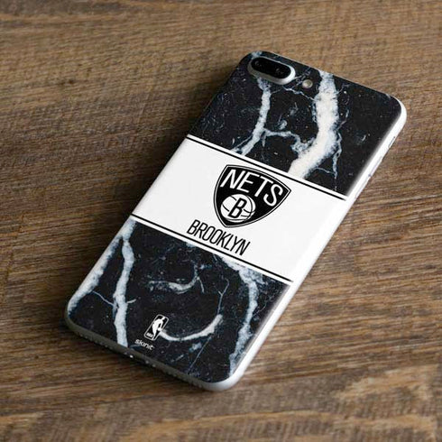 NBA Brooklyn Nets Marble iPhone 8 Plus Skin